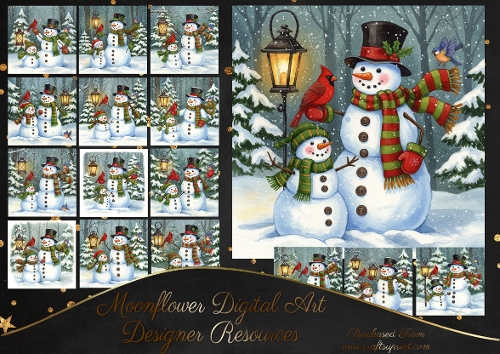 Lovely Snowmen 2