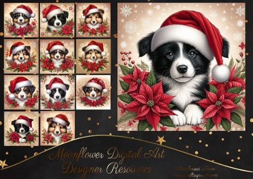 Poinsettia Pups 4