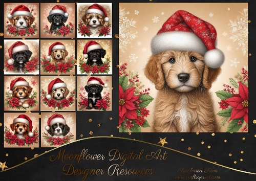 Poinsettia Pups 6