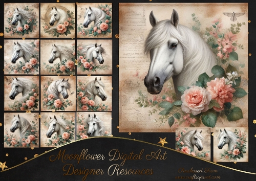 Floral Horse