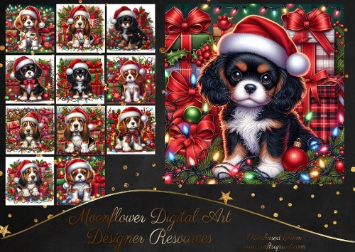 Tangled Christmas Pups 8