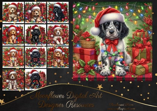 Tangled Christmas Pups 15