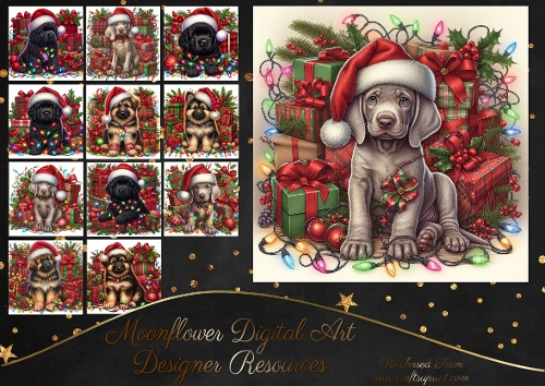 Tangled Christmas Pups 16