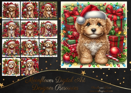 Tangled Christmas Pups 17