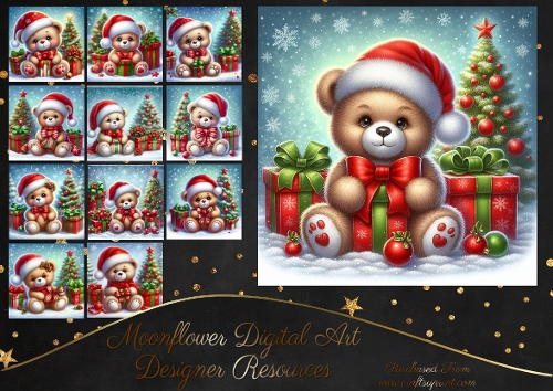  Cute Christmas Teddy 1