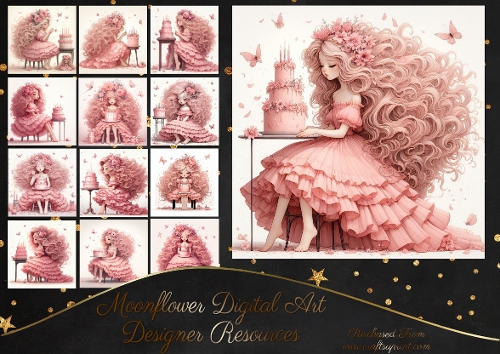 Pink Birthday Cake Girls