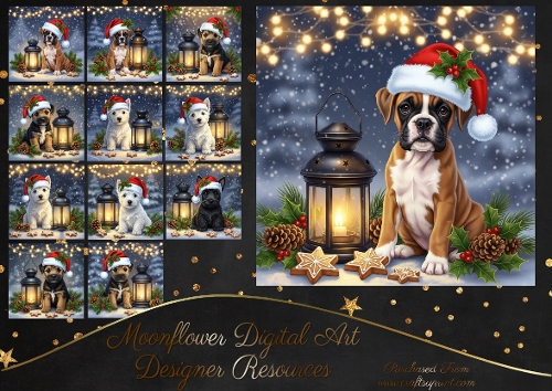 Christmas Cookie Lantern Pups 8
