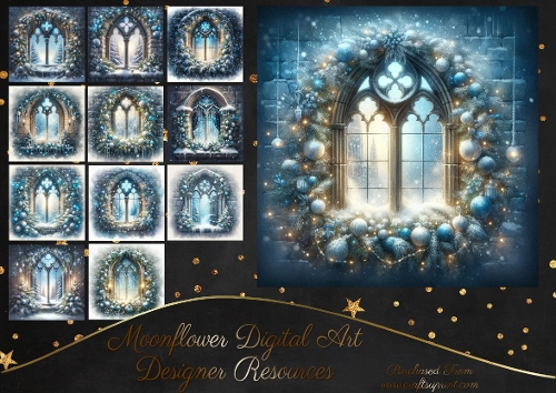 Christmas Church Windows