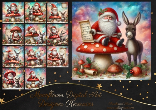Festive Shroom Santa 1