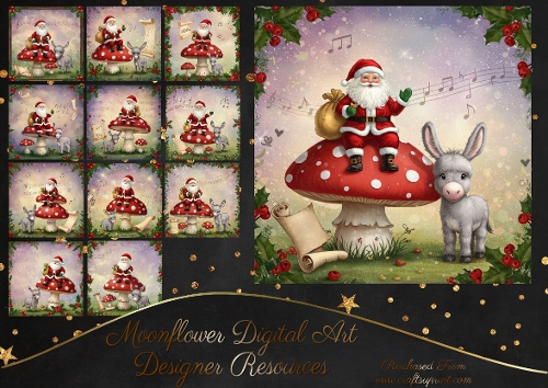 Festive Shroom Santa 2