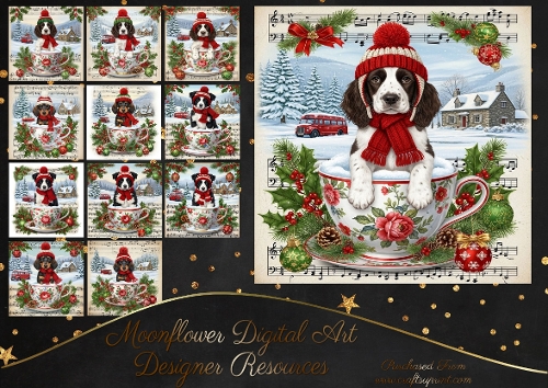 Christmas Snow Cup Pups 5