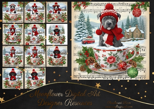 Christmas Snow Cup Pups 7