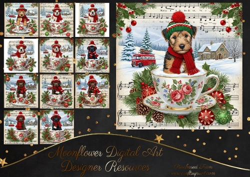 Christmas Snow Cup Pups 14