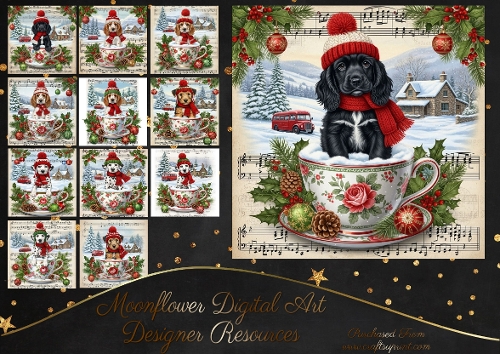 Christmas Snow Cup Pups 15