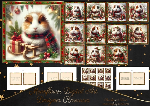 Customer Request Guinea Pig Sleigh Card Kit 