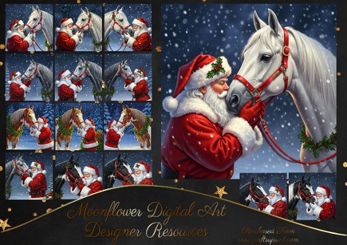 Santa Horse 1