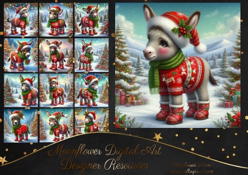 Christmas Donkey 1