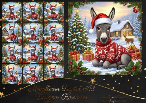 Christmas Donkey 2