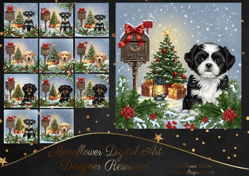 Christmas Mail Pups 14