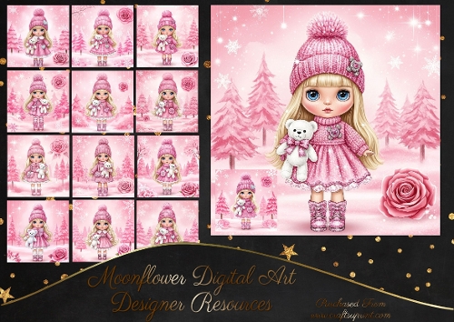 Pink Winter Girls 