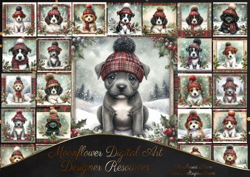 Festive Tartan Pups 3