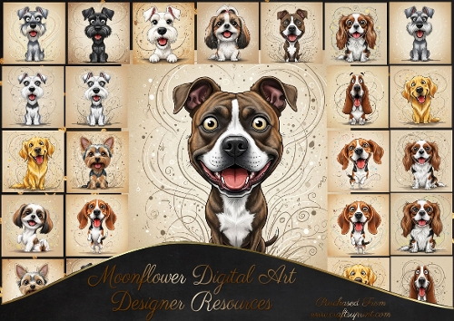 Caricature Dog Portraits 3