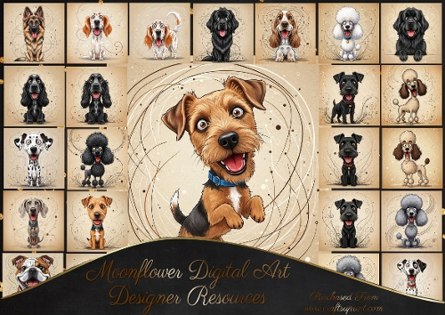 Caricature Dog Portraits 5