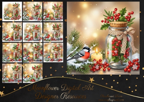 Festive Berry Birds 2