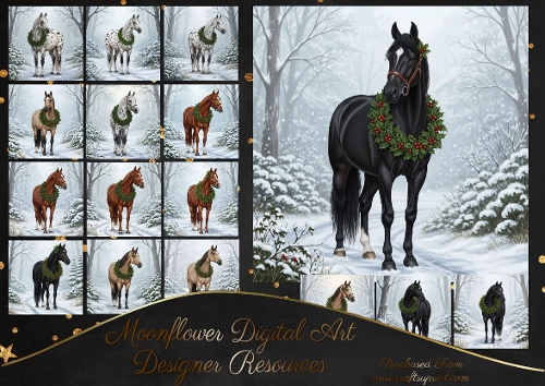 Winter Horses 2