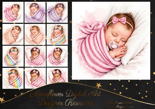 Adorable New Baby Girls