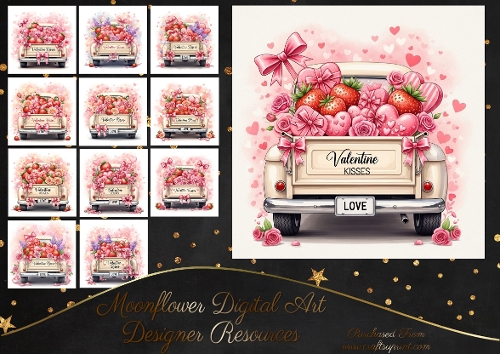 Valentine Kisses Trucks