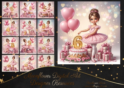 Ballerina. Birthday Wishes