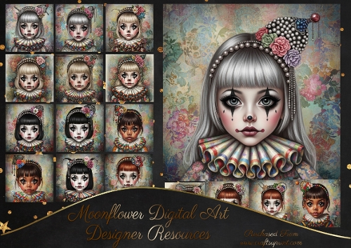 Cute Clown Girls 1