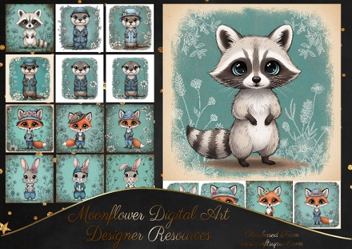 Woodland Animal Mix 