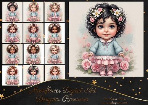 Little rose girls