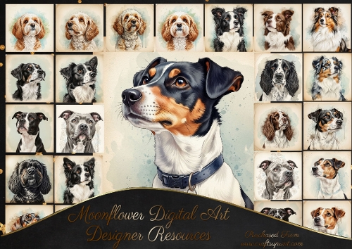 Vintage dog portraits 2