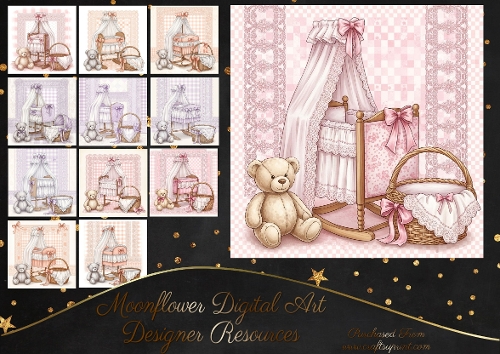 Baby girl crib 
