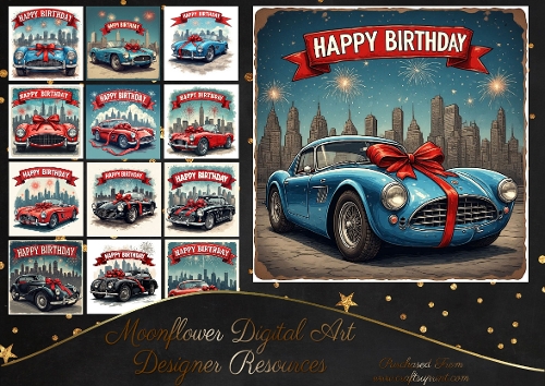 Happy Birthday cars 
