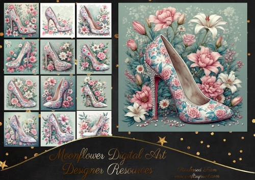 Floral shoes 