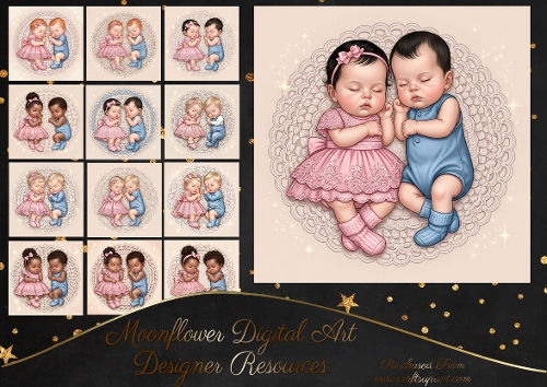 Sweet twin baby girls/boys 