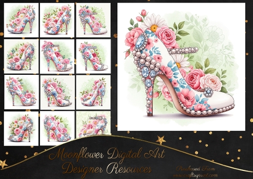 Floral shoes 