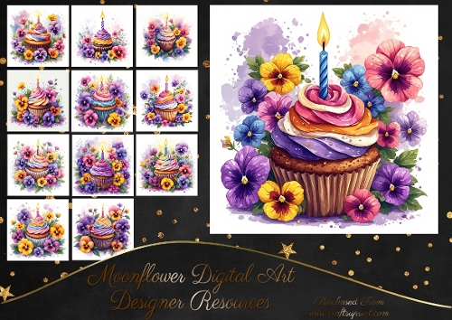 Floral cupcakes 