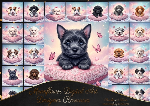Lacy cushion pups 1