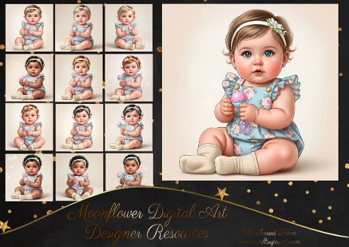 Cute  baby girls