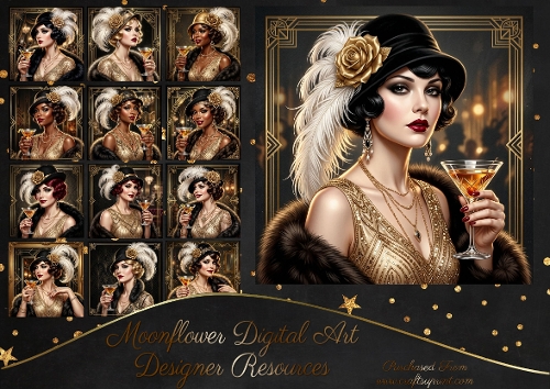 Art deco lady 2