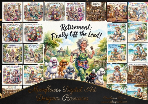 Humorous Retirement collection female 3
