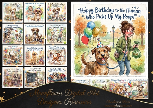 Birthday wishes from the dog 