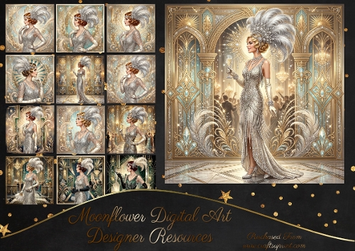 Art deco lady 1