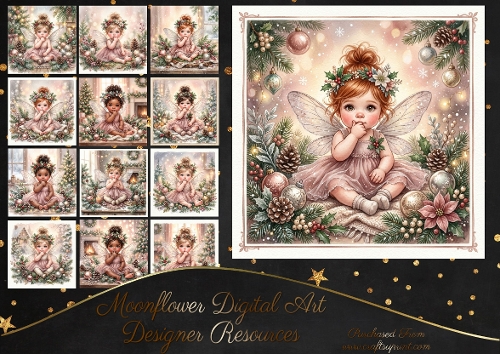 Christmas baby fairy 
