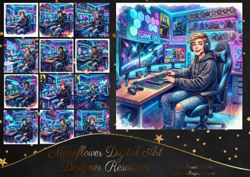 Teen boy gamer 2